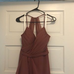 Azazie Dawn Bridesmaid Dress in Desert Rose